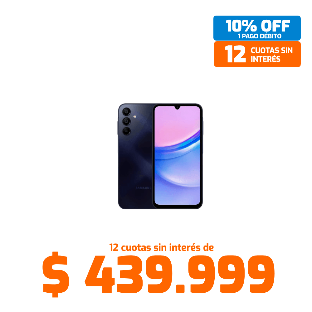 10% OFF 1 PAGO DÉBITO
12 CUOTAS SIN INTERÉS
12 cuotas sin interés de $439.999